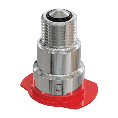 Anschluss mit Ventil - HPS International - hydraulisch / Muffen / Gewinde