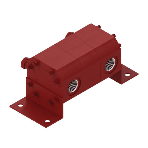 Zahnradstromteiler - DR2-2 - HPS International - 2-Wege / hydraulisch / für Zylinder