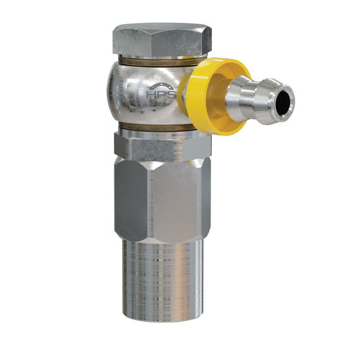 Kühlungsanschluss - HPS International - hydraulisch / geriffelt / rechtwinkelig