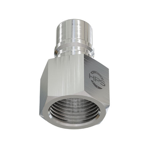 Schottanschluss - HPS International - hydraulisch / mit Innengewinde / gerade