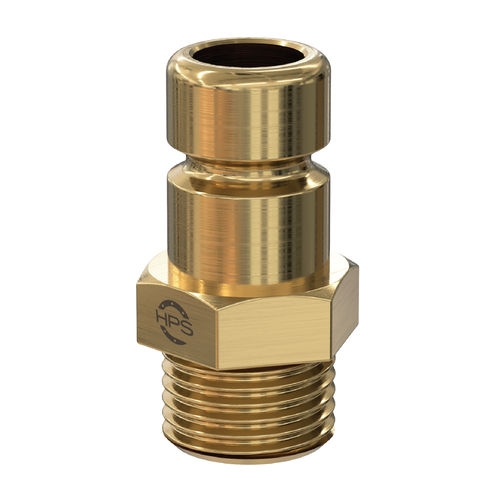 Außenanschluss - HPS International - hydraulisch / Gewinde / Messing