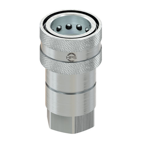 Schnellkupplung - HPS International - hydraulisch / mit Innengewinde / verzinkter Stahl