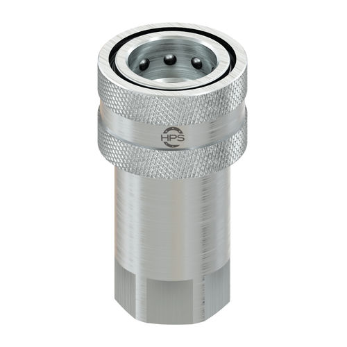 Schnellkupplung - HPS International - hydraulisch / mit Innengewinde / gerade
