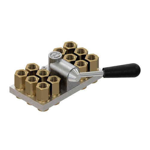 Hydraulische Multikupplung - 25 series - HPS International - Gewinde / für Wasser / 12 Anschlüsse