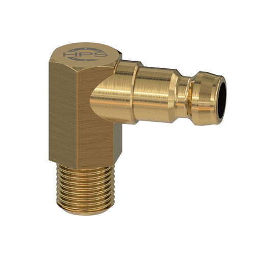 90°-Winkel-Anschluss - HPS International - hydraulisch / Gewinde / Schnell