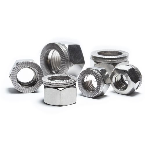 Mutter mit Keilsicherung - HEICO-LOCK&reg; Plus - HEICO Befestigungstechnik GmbH / HEICO Umformtechnik GmbH - sechseckig / Metall / mechanische Spannung