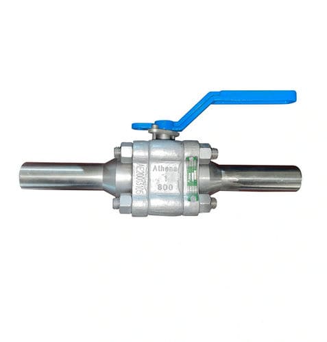 Ventil mit schwimmend gelagerter Kugel - Athena Engineering S.r.l. - Hebel / pneumatisch gesteuert / Absperr
