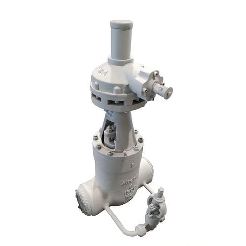 Druckdichtendes Ventil - GAV-PS - Athena Engineering S.r.l. - Segmentschütz / mit Handrad / Absperr