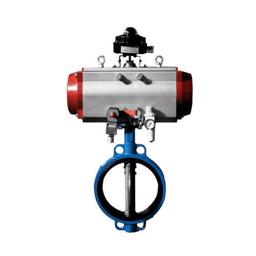 Absperrklappe - BV-C - Athena Engineering S.r.l. - pneumatisch gesteuert / elektrisch betrieben / elektrohydraulisch