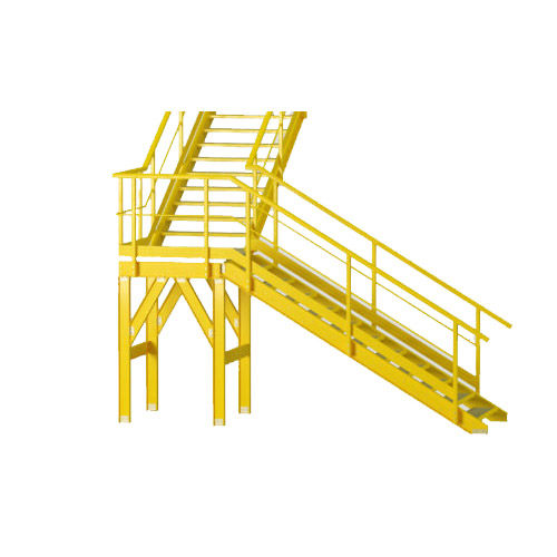 Treppe für Außenbereich - S - P-TREX - GFK / recycelbar