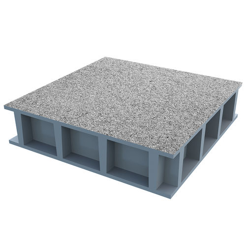GFK-Gitterrost - GD series - P-TREX - gedeckt / rutschfest / Industrie
