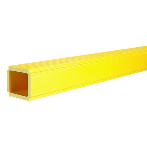 Profil aus glasfaserverstärktem Polyester - PTRS - P-TREX - gerillt / rechteckig / für Industrieanwendungen