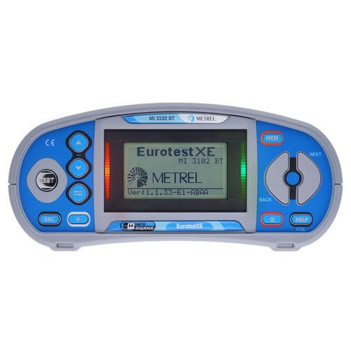 Spannungstester - MI 3102 BT EurotestXE - METREL - Durchgang / Isolierwiderstand / Phasenfolge