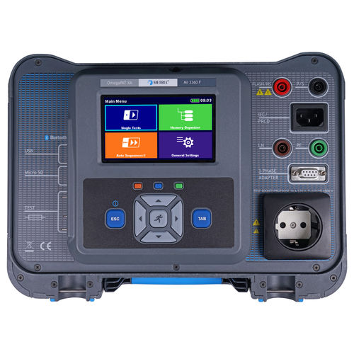 Durchgangtester - MI 3360 F OmegaGT XA - METREL - Ableitstrom / Erdungswiderstand / PAT