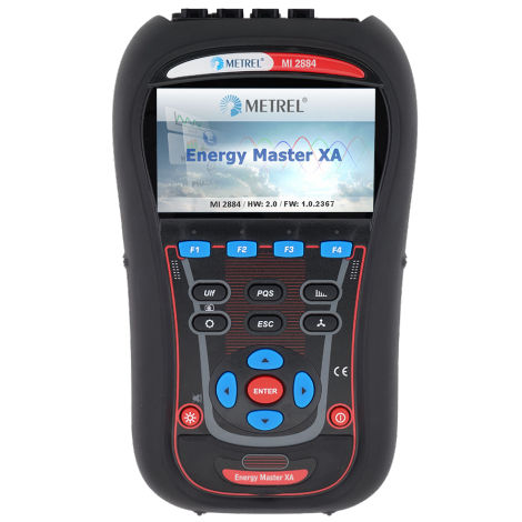 Überwachungs-Analysator - MI 2884 Energy Master XA - METREL - für Stromnetz / Netzqualität / Handgerät