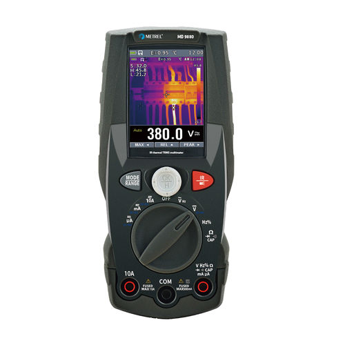 Digitales Multimeter - MD 9880 - METREL - tragbar / mit IR-Thermometer / für Ableitstrommessung