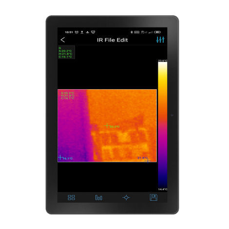 Messsoftware - SW 1305 aMIRA - METREL - Steuerung / für Kamera / Android