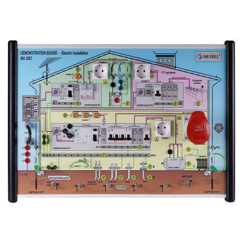 Demonstrationstafel für Elektroinstallation - MA 2067 - METREL