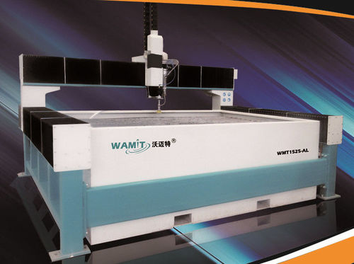 Wasserstrahlschneidmaschine - WMT1530-AL - Shandong Wami CNC Technology Co., Ltd. - für Kupfer / für Platten / servogesteuert