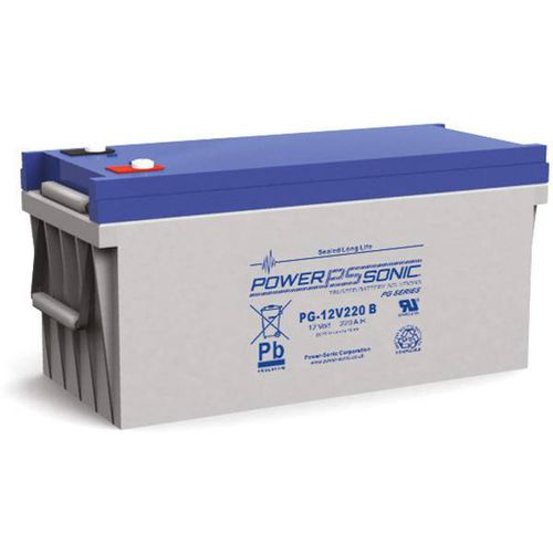VRLA-Batterie - PG-12V220 - Power-Sonic - rechteckig / 12 V / für USV