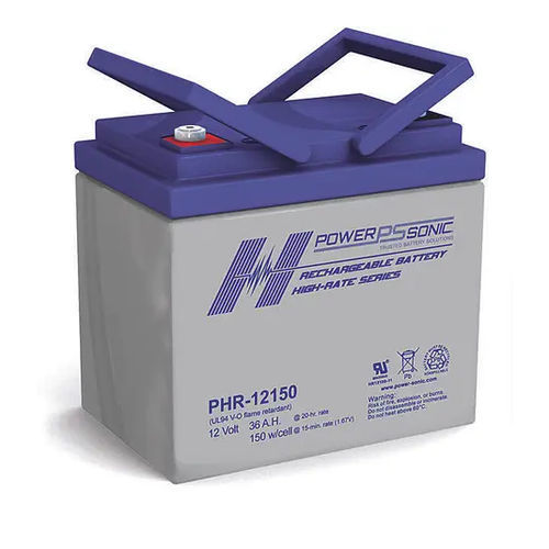 VRLA-Batterie - PHR-12150 - Power-Sonic - rechteckig / 12 V / für USV