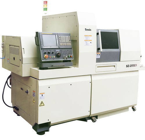 CNC-Drehautomat - SZ-255E1 - Shenzhen Sowin Precision Machine Tool Co., Ltd - 5-Achs / universell / 2 Spindeln