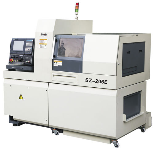 CNC-Drehautomat - SZ-206E - Shenzhen Sowin Precision Machine Tool Co., Ltd - 6-Achs / universell / 2 Spindeln
