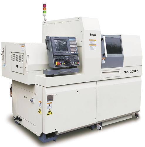 CNC-Drehautomat - SZ-205E1  - Shenzhen Sowin Precision Machine Tool Co., Ltd - 5-Achs / universell / 2 Spindeln