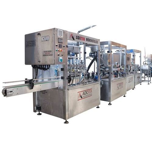 Servogesteuerte Abfüll- und Etikettiermaschine - ADK 301 - Adotek Machine - automatisch / für Lebensmittel / für Kosmetik