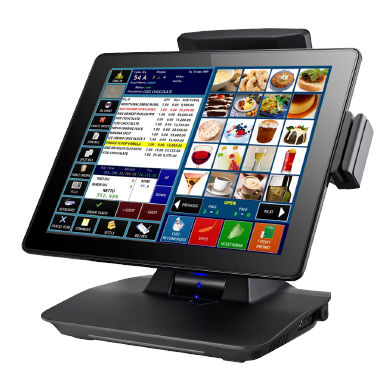 Terminal mit Touchscreen - Wing650 POS - Clientron Corp. - Tischmodell / VGA / Intel® Celeron J1900
