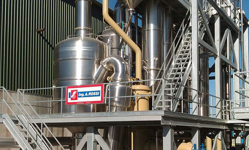 Thermoverdampfer - Ing.A.Rossi - mit erzwungener Zirkulation / Prozess / für die Lebensmittelindustrie