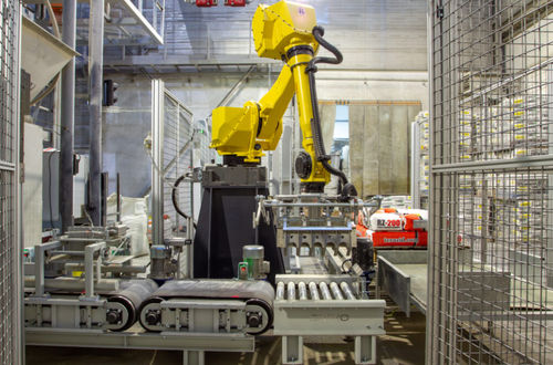 Palettier- und Verpackungsanlage / für Säcke - Siviko OOD - Roboter