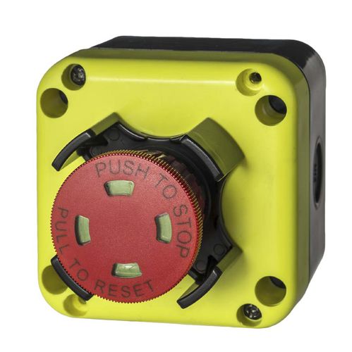Handbediengerät mit 1 Taste - B10A01x series  - EMS Electro Mecanicals Systems - IP65 / Notausschalter / mit LED-Anzeige