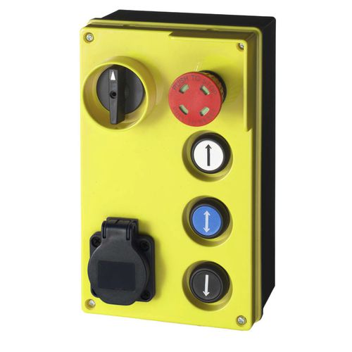 Handbediengerät mit 5 Tasten - EMS Electro Mecanicals Systems - IP65 / Notausschalter / Push-Pull