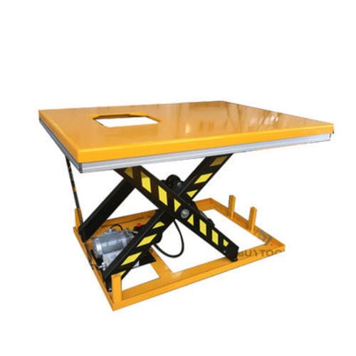 Scherenhubtisch - HW4004 - Buytool Industrial Equipment Co., Ltd - elektrisch / manuell / festinstalliert