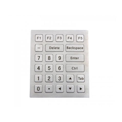 Nummernblock / 26 Tasten - D-8223 - ShenZhen DAVO Electronics Co., Ltd - einbaufähig / Metall / Edelstahl