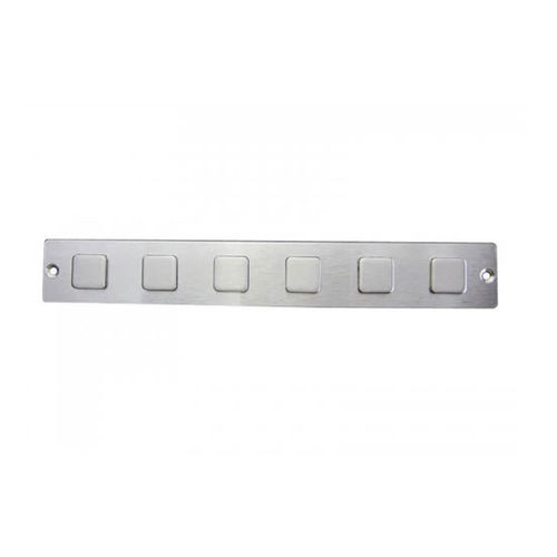 Steuerungs-Nummernblock - D-8503 - ShenZhen DAVO Electronics Co., Ltd - 6 Tasten / einbaufähig / Edelstahl