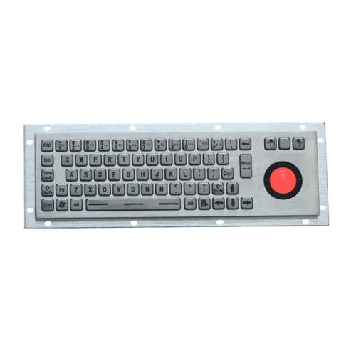 Einbaufähige Tastatur - D-8635G-BG  - ShenZhen DAVO Electronics Co., Ltd - mit mechanischen Tasten / Trackball / Industrie