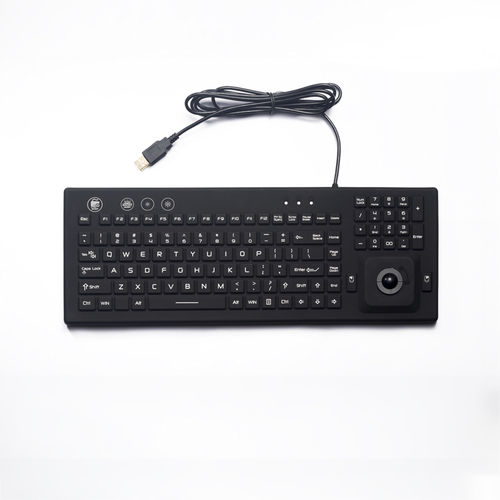 Desktop-Tastatur - D-87S - ShenZhen DAVO Electronics Co., Ltd - mit mechanischen Tasten / Trackball / Industrie
