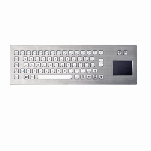 Tastatur / gebürsteter Edelstahl - D-8608 - ShenZhen DAVO Electronics Co., Ltd - einbaufähig / mit mechanischen Tasten / 65 Tasten