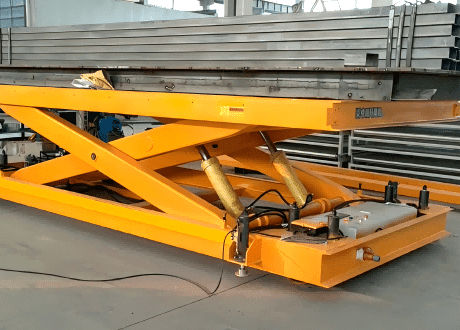 Scherenhubtisch - SJG4.5-0.8 - Jinan Gradin Machinery Co., Ltd. - hydraulisch / mobil / für Laderampen