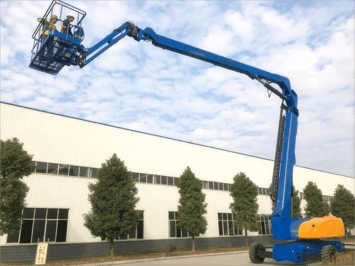 Diesel-Gelenkarbeitsbühne - G-RZ47 - Jinan Gradin Machinery Co., Ltd. - auf Rädern