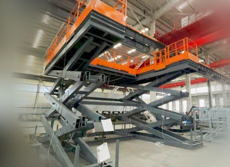 Festinstallierte Scherenarbeitsbühne - SJG1.0-11 - Jinan Gradin Machinery Co., Ltd. - für die Luftfahrt