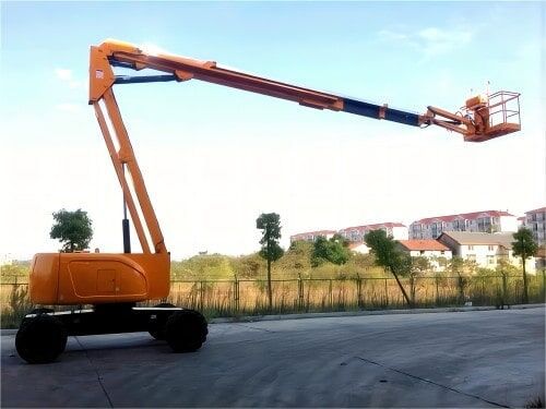 Diesel-Gelenkarbeitsbühne - G-RZ28 - Jinan Gradin Machinery Co., Ltd. - auf Rädern / für Außenbereich / für Baustelle