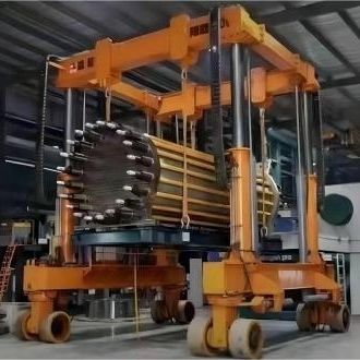 Portalkran mit Gummireifen - Jinan Gradin Machinery Co., Ltd. - hydraulisch
