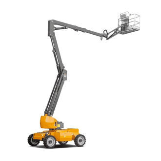 Diesel-Gelenkarbeitsbühne - G-RZ16 - Jinan Gradin Machinery Co., Ltd. - auf Rädern / für Außenbereich / für Baustelle