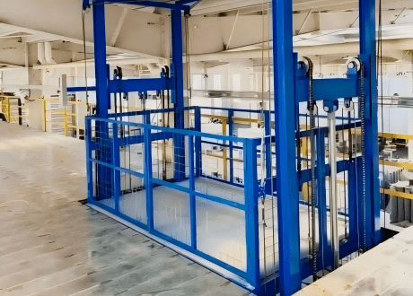 Hydraulischer Lastenaufzug - Jinan Gradin Machinery Co., Ltd. - für Lagerhallen / Plattform / für Materialumschlag