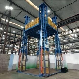 Montageplattform - Jinan Gradin Machinery Co., Ltd. - Bedienertür / vertikal / hydraulisch