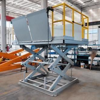 Festinstallierte Scherenarbeitsbühne - SJG1.0-3.0 - Jinan Gradin Machinery Co., Ltd. - hydraulisch / für Lagerhallen / für industrielle Lagerhallen