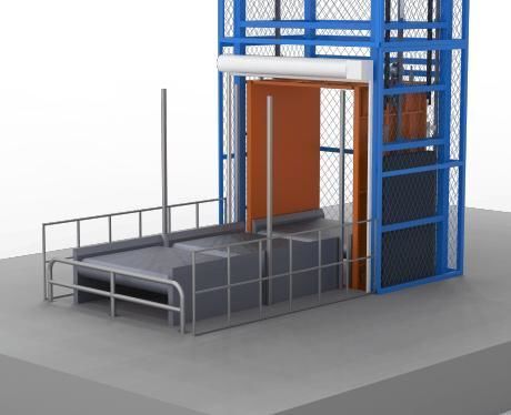 Mechanischer Lastenaufzug - Jinan Gradin Machinery Co., Ltd. - für Industrieanwendungen / für Lagerhallen / für Paletten